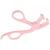 DEARMAMY Piegaciglia Donna in Plastica Rosa, Design senza Bordo per Ciglia Definite | Strumento Cosmetico Manuale, Piega Ciglia Viaggio, Strumento Piegaciglia per Donna, Piegaciglia Compatto
