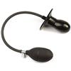 Rubberfashion Plug anale in lattice - Mini Ball - gonfiabile con pompa per donne e uomini 7,5 x 4 cm nero senza nucleo solido