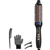 FELLAT Thermal Brush, Spazzola Termica Arricciante, Spazzola Rotonda Termica Elettrica Ionica, 6 Temperature Regolabile, Fusto Da 38mm, Doppia Tensione