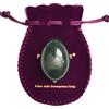 Polar Jade Genuine Nephrite Jade Egg, Undrilled, For Kegels To Train Pelvic Floor Muscles and for Crystal Healing In Meditation, By Polar Jade (Medium (43 x 30mm))