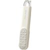 Generic Lima per piedi 2 in 1 in acciaio inox e rasoio per calli, scrubber per pedicure a due lati con manico, ideale per rimuovere pelle secca e dura e calli, raschietto per tallone, strumento per la cura