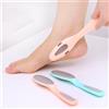 Generic Lima per piedi a doppia faccia, per la rimozione dei calli per piedi, scrubber per piedi per pelle liscia, strumenti per pedicure per calli e pelle secca, rosa