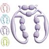 Générique Relajador De Piernas, Relajador De Piernas De 12 Rodillos, Masajeador De Pantorrillas Y Piernas, Nine Wheel Circular Leg Clamp, Circular Leg Roller, for Massage Elbow Legs (Viola)