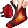 BRGD Terapia Della Luce Infrarossa Rossa per Piedi, 660nm Rosso e 850nm Vicino All'infrarosso Cintura per Caviglia per Alleviare Dolori Muscolari e Articolari, 5 Livelli di Potenza