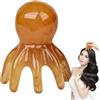 Ruwshuuk Massaggiatore Per Testa - Massaggiatore Testa A Polpo Per Cuoio Capelluto | Accessorio Benessere Per Casa Spa Doccia Collo Corpo Viaggio Famiglia Yoga Regalo