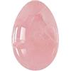 VIYOLI Set di uova Yoni in quarzo rosa naturale, uova di giada, rassodanti muscoli, per esercizi di Kegel, uova non forate, piccole