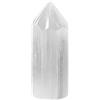 NKlaus Punta di selenite, 9 x 3 cm, punta energetica levigata a mano | Per la pulizia dei chakra, la meditazione, la guarigione spirituale e l'energizzazione degli ambienti