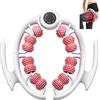 NEOVSUNY Massaggiatore manuale anti-cellulite con testine massaggianti rimovibili, rullo fasciale per cosce, celulite, massaggiatore per cosce, glutei, braccia, addome tonificante
