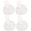 YOSADIER Palline Thai Herbal da Massaggio 4 Pezzi in Cotone Bianco | Uso Spa, Relax Muscolare e Aromaterapia a Caldo, Formato Portatile per Corpo Intero