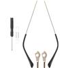Uonlytech 1 Paio Di Aste Di Ricambio Per Occhiali In Metallo Occhiali Braccia Gambe Occhiali Kit Di Riparazione Occhiali Universali Parti Per Occhiali Con Viti Oro