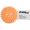 SPORTTEC Palla di Riccio Palla di Massaggio Riflessologia Auto Massaggio Morbida 6 cm Neon Orange