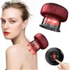 NEOVSUNY Elettrica Coppettazione Lampada Infrarossi Riscaldante, 4-in-1 Terapia Ventosa Intelligente con Terapia Luce Rossa Ventosa Elettrica Portatile Gua Sha Massaggiatore per riduzione delle celluliti