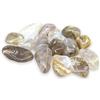 TENET - 3 PEZZI pietra naturale burattata levigata per cristalloterapia, reiki e meditazione - 18-25 mm (QUARZO RUTILATO)