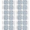 StimPads & StimPads PRO - Cuscinetti elettrodi con connettore pin da 2 mm - Elettrodi adesivi riutilizzabili e durevoli per dispositivi TENS ed EMS, ora disponibili anche in argento
