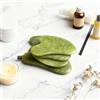Generic Set di 2 strumenti per il viso Gua Sha e rullo di giada, rullo viso in pietra naturale per massaggio del corpo, collezione di strumenti per massaggio manuale