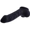 TOYLIE lattice guaina pene Carlos nero Lunghezza del pozzo: 15 cm - Penis sleeve con scroto e glande marcato