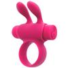 Diversual Rhingo Plus, anello vibratore uomo, ricaricabile USB, 5 intensità, 5 modalità di vibrazione (ciliegia)