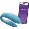 We-Vibe Sync Go Travel Edition Vibratore per Coppie | A Forma di C | Giocattolo Vibrante Indossabile per Coppie | Vibrazioni Condivise | Ricaricabile | Custodia da Viaggio | Blu
