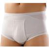 p age Orione Safte Slip uomo contenitivo aperto cotone BIANCO Art. 510 Size 5