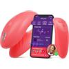 We-Vibe Chorus Vibratore per Coppie Sextoy con App e Telecomando, arancione | 10 livelli di intensità, regolabile, gioco erotico design ergonomico, silicone morbido, impermeabile, ricaricabile