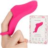 kandid Sh! Silhouette Vibratore da dito per donne e coppie, vibratore clitorideo ricaricabile in silicone impermeabile, 9 modalità di vibrazione, massaggiatore per dita indossabile silenzioso, ricarica USB
