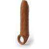 Pipedream Fantasy X-tensions Elite Uncut 7 Extension Sleeve w/Strap - Tan