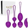 xocome Palline da allenamento per pavimento pelvico, da donna, in silicone, per il controllo delle vesciche ed esercizi per il pavimento pelvico (viola)