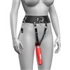 Gipfelstürmer Devotion, Imbracatura per vibratore, fissa il vibratore nel posto giusto, bondage, in pelle, adatta per Magic Wand
