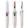 EYECURL Heated Eyelash Curler, S600 Heated Lash Curler, Accurate Temperature Control Electric Eyelash Curler Heated - Intelligent Power Off, Fast Heating - Coral/Silver