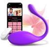KOKOBS Ov𝚎tto Vîbrànte Donnà Telecômándo a Distanza con APP 10 Modalità Vîbràtoréper Donnà Clotoride Vîbràtoréper Donnà Pîccolo Séxytoysys Donnà ko004