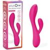 plusOne Vibratore doppio coniglio, 10 impostazioni, silicone sicuro per il | Massaggiatore personale per adulti, impermeabile, ricaricabile tramite USB, vibratore femminile, giocattolo sessuale per