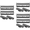 VHGHHVEJ Lama For Testina Di Rasatura, Compatibile Con Kemei, Km-1102, Pezzi Di Ricambio For Rasoio, Set Di Lame For Testina Di Rasatura(5set)