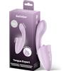 Satisfyer Tongue Expert | impermeabile (IPX7) | vibratore | In silicone vibratore per lingua e rabbite per clitoride e punto G | 9 programmi di vibrazione e 9 modalità di perdita