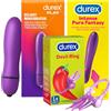 Durex Vibratore Stimolatore Intimo Intense Little Devil + Intense Delight + Intense Pure Fantasy - Confezione da 3 Massaggiatori Vibranti