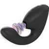 Womanizer Next Duo Vibratore Rabbit per Donna con 14 Modalità di Vibrazione e Aspirazione | Doppio Motore per Stimolazione del Clitoride e del Punto G | Sex Toy Silenzioso in Silicone | Nero