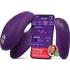 We-Vibe Chorus Vibratore per Coppie Sextoy con App e Telecomando, viola | 10 livelli di intensità, regolabile, gioco erotico design ergonomico, silicone morbido, impermeabile, ricaricabile