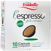 CAFFÉ TROMBETTA DAL 1890 Caffè Trombetta, Capsule Compatibili con il Sistema Lavazza A Modo Mio, L'espresso Mio Più Crema - 8 confezioni cda 10 Capsule Compatibili, Totale 80 Capsule