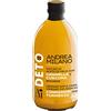 Deto Andrea Milano, Aceto di Mele Biologico con Madre con Cannella e Curcuma, Non Filtrato e Non Pastorizzato, Ideale da Bere Solo o come Condimento su Tartare di Carne o Tonno, Made in Italy, 500 ml