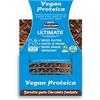 Ultimate Italia - Barretta vegan proteica al 27% - gusto cioccolato fondente - 24x40g - senza glutine, senza lattosio, 100% vegetale