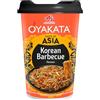 Ajinomoto, Oyakata Soba Cup Noodles Korean BBQ, Noodles Istantanei al Gusto Barbecue, Pronti in 3-4 Minuti, Condimento a Base di Salsa di Soia e Spezie Asiatiche, Snack o Pranzo Veloce, 93 g