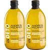Deto Andrea Milano, Aceto di Mele Biologico con Zenzero, Curcuma e Peperoncino, Ideale come Condimento su Verdure Grigliate o da Bere Solo o Diluito con Del Ghiaccio, Made in Italy, 500 ml