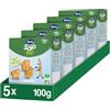 Solo Hero Solo Bio Biscottini Animaletti Bio Senza Zuccheri, 5x100g | 100% biologico, senza olio di palma, merenda bimbi, forme animaletti, colazione, snack pratico, svezzamento