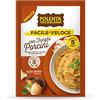 Valsugana, Polenta con Funghi, Facile e Veloce, Confezione da 80g, Preparato per Polenta Rapida, Pronta in 5 Minuti, Senza Glutine