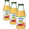 NATTURA Succo di Mela Bio, Succo di Frutta Senza Zucchero con 100% Mele Biologiche, Ricco di Antiossidanti, Vegan, 500 ml (Confezione da 3)