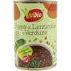 Vivibio Zuppa di lenticchie e verdure biologica - perfetta per pasti facili e soddisfacenti - Ricetta gustosa e naturale - 400 g