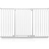 Safetots Cancelletto di Sicurezza Elite Extra Alto, 170cm - 179cm, Bianco Opaco, Extra Alto con 96.8cm di Altezza, Cancelletto di Sicurezza a Pressione per Scale, Barriera di Sicurezza