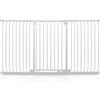 Safetots Cancelletto di Sicurezza Elite Extra Alto, 197cm - 206cm, Bianco Opaco, Extra Alto con 96.8cm di Altezza, Cancelletto di Sicurezza a Pressione per Scale, Barriera di Sicurezza