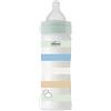 Chicco Biberon Benessere Flusso Medio, Biberon in Plastica da 250 ml, con Tettarella Physio in Morbido Silicone e Finitura Soft Sense, Anticolica, Riduce Rigurgito e Irritabilità, 2 Mesi+