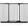 Safetots Cancelletto di Sicurezza Elite Extra Alto, 152cm - 161cm, Nero Opaco, Extra Alto con 96.8cm di Altezza, Cancelletto di Sicurezza a Pressione per Scale, Barriera di Sicurezza