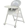 Foppapedretti Seggiolone Sdraietta Misterchef, bambini da 0 a 3 anni (fino a 15 Kg), Seduta/Poggiapiedi/Schienale Regolabili, Cesto Porta Oggetti, Stabile, con Imbottitura Lavabile, Dolcestella